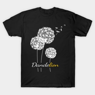 Flower beatiful Dandelion T-Shirt